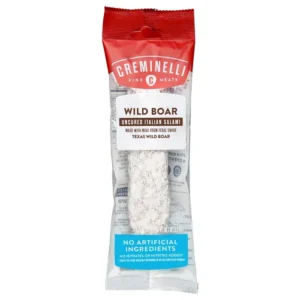 Creminelli Wild Boar salami in chub in package