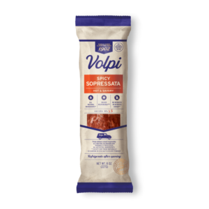 Volpi Spicy Sopressada salami in package