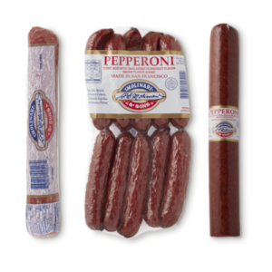 Molinari's Pepperoni 8oz pack of smaller links and 3.3lbs stick